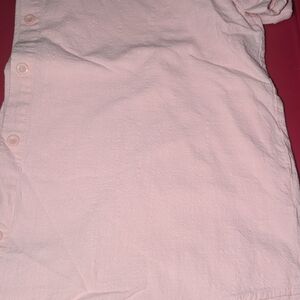 Women's Light Pink Button-Down Shirt